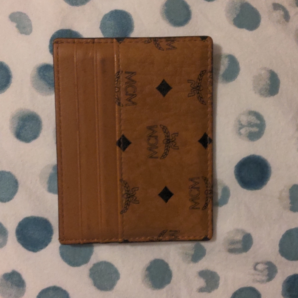 Authentic MCM Wallet with Clip